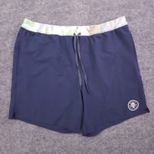 Roark Shorey De Palmas Elastic Waist Trunks Hemp Blend RB413 Men's Size Large