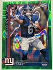 2025 Topps Chrome - Rookies Jaxson Dart #306 Green Lava Refractor /99 (RC)