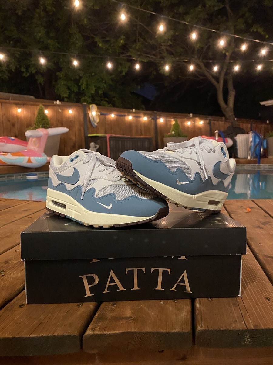 Size 6 - Nike Air Max 1 Patta Waves Noise Aqua 195244312818| eBay
