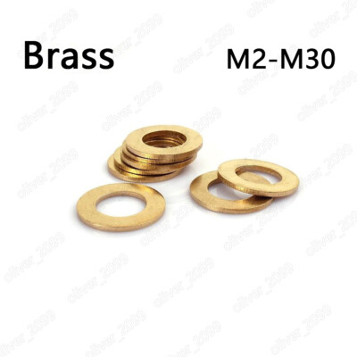 #ad #ad Brass Flat Washers Insulation M2 M3 M4 M5 M6 M8 M10 M12 M14 M16 M18 M20 M24 M30 $69.24