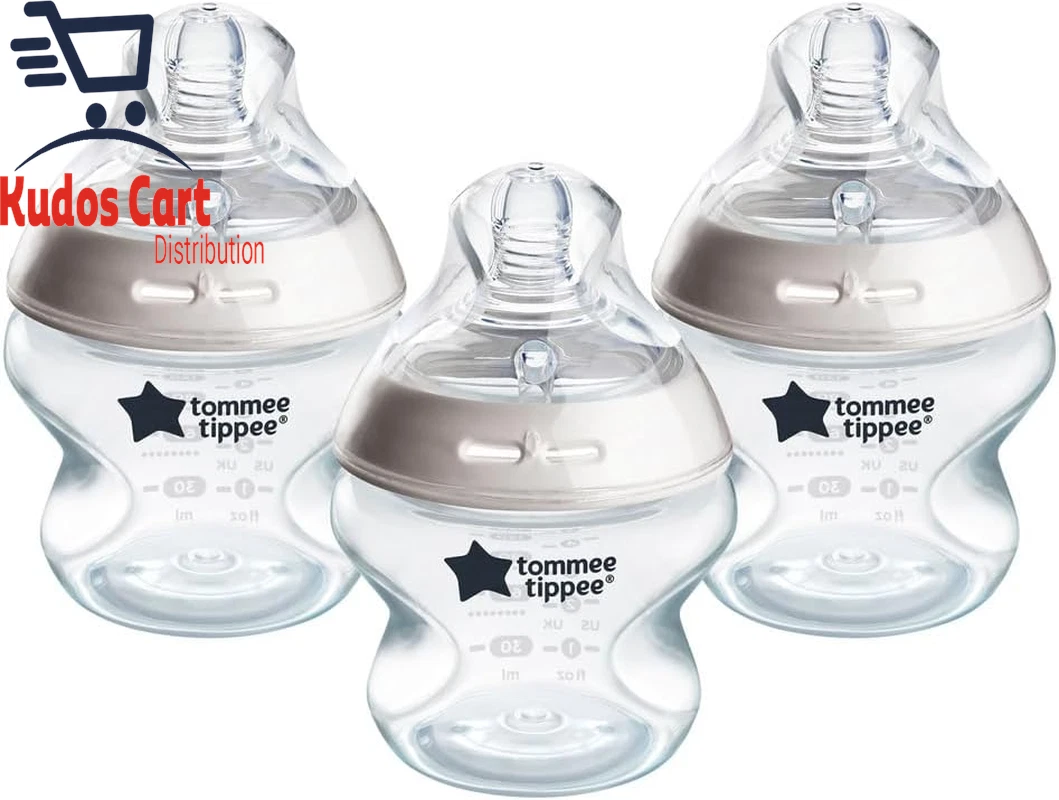 Tommee Tippee Natural Start Anti-Colic Baby Bottle 3Pack 150ml Newborn Slow Flow