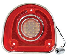 1968 Chevy Impala L.e.d. Backup Lamp Light W Trim 26 Led Bulbs - Cbl6851led