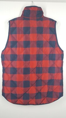 J. Crew Excursion Quilted Vest Buffalo Check Plaid J Crew XS Vest Excursion Buffalo Check Plaid Quilted Puffer  main image 4