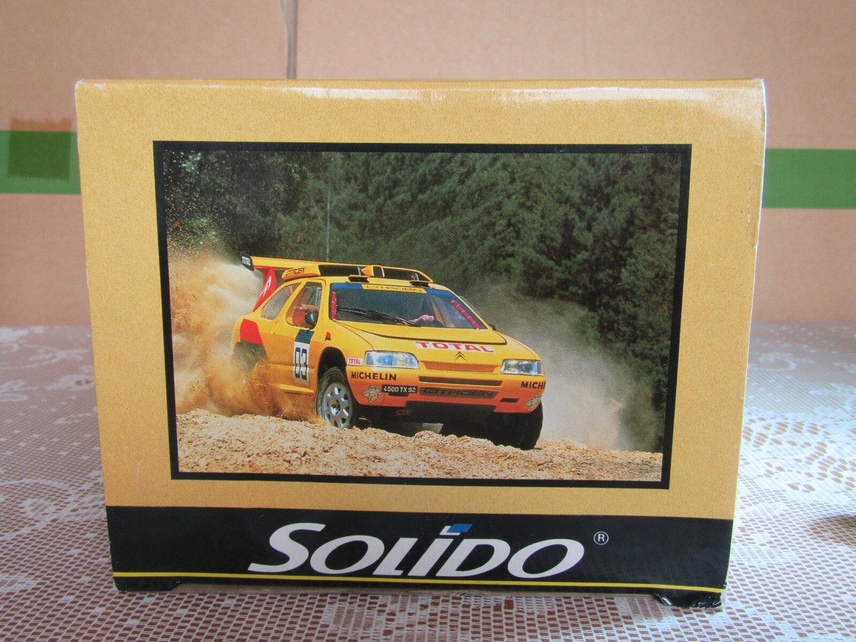 Boîte Vide Solido 1:18 Citroën ZX Rallye Raid #3 - Édition Limitée France