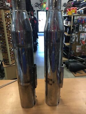 Harley Davidson OEM rear mufflers #64895-09 | eBay