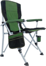 Folding Chairs, Camping Chairs, Comfortable Heavy Duty Structure, 135 kg green