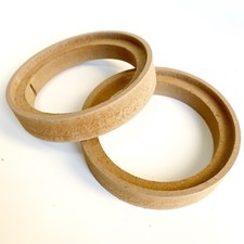 Pair 2.8" MDF Car Speaker Mounting Spacer Recessed Ring Mounting Depth Resolutio