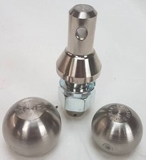 1 2 Ball Interchangeable Hitch System 2 And 2 516 Ball - Nickel Plated 904