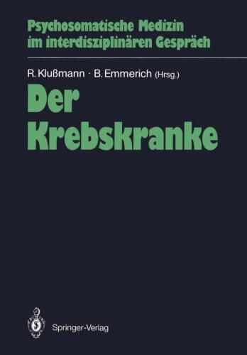 Der Krebskranke by Berthold Emmerich (German) Paperback Book - Afbeelding 1 van 1