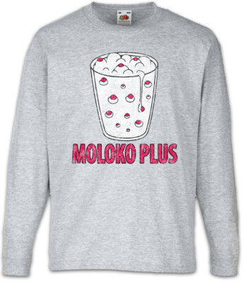MOLOKO PLUS Kinder Langarm T-Shirt Clockwork Alex Orange DeLarge Milk Korova