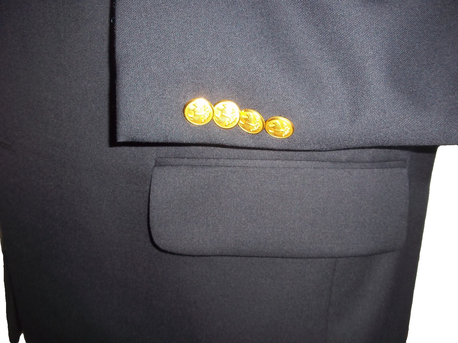 # Brooks Brothers solid navy blue 3button center … - image 6