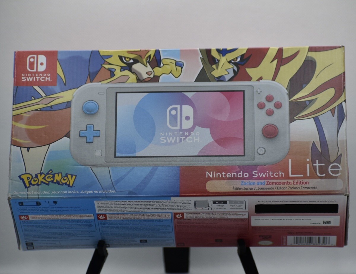 て*〜様 Nintendo Switch Lite ポケモンエディション-プロコ Nintendo Switch Lite Zacian Zamazenta Edition Console - Gray