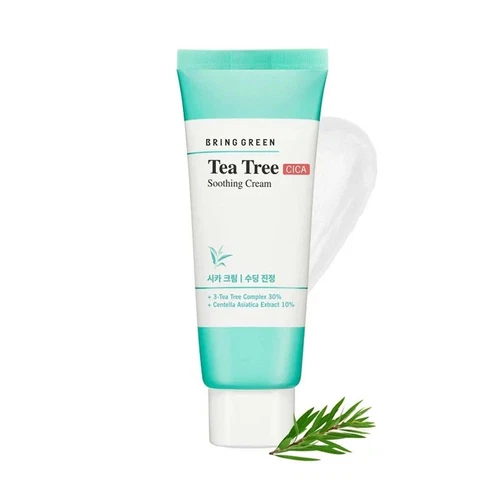 BRING GREEN -  Tea Tree Cica Soothing Cream, 100ml / 3.38 fl.oz