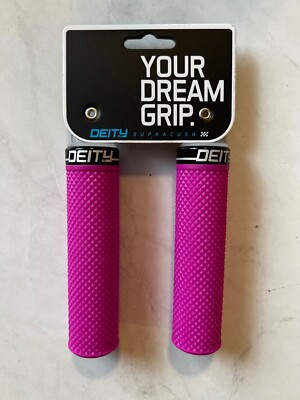 Deity Knuckleduster Mtb Grips Pink DEITY KNUCKLEDUSTER GRIPS