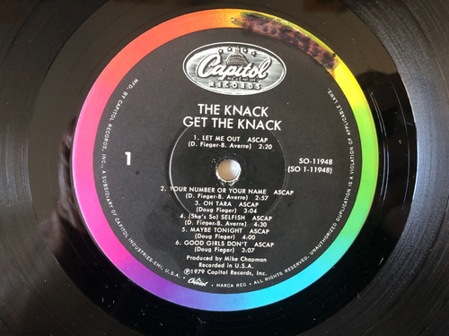 GET THE KNACK Original 1979 Capitol VG+/VG My Sharona - Picture 2 of 5