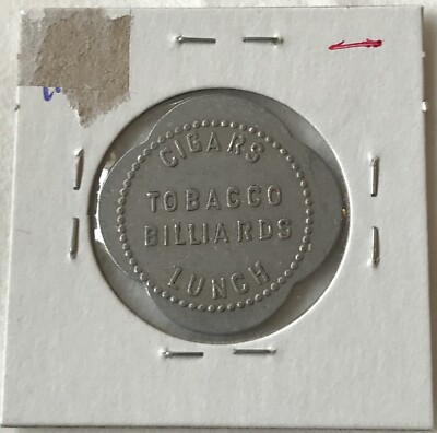 The Club, Washington Court House, Ohio/Cigars Tobacco Billiards Lunch MEDAL