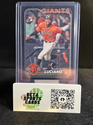 2024 Topps Series #232 Marco Luciano Rookie RC Black Parallel /73 FREE SHIP