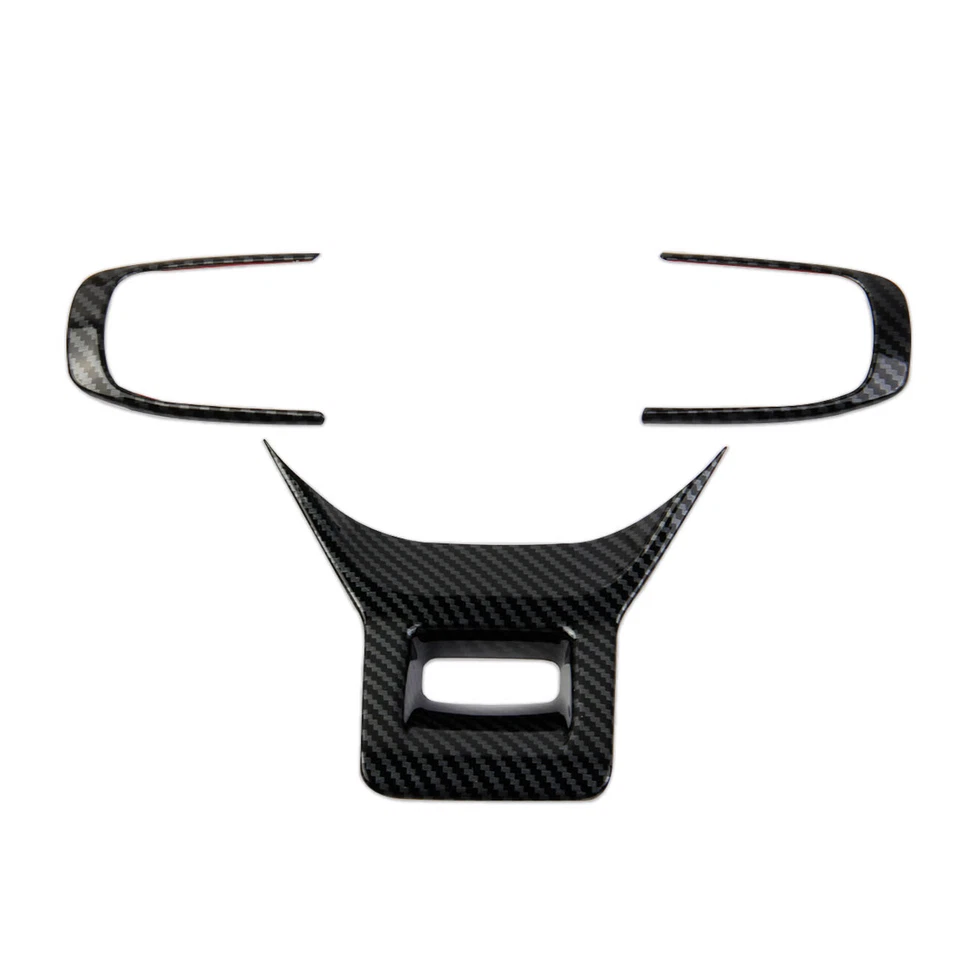 Carbon Fiber Style Interior Steering Wheel Cover Trim for KIA K5 2021-2024 - Image 2 of 4