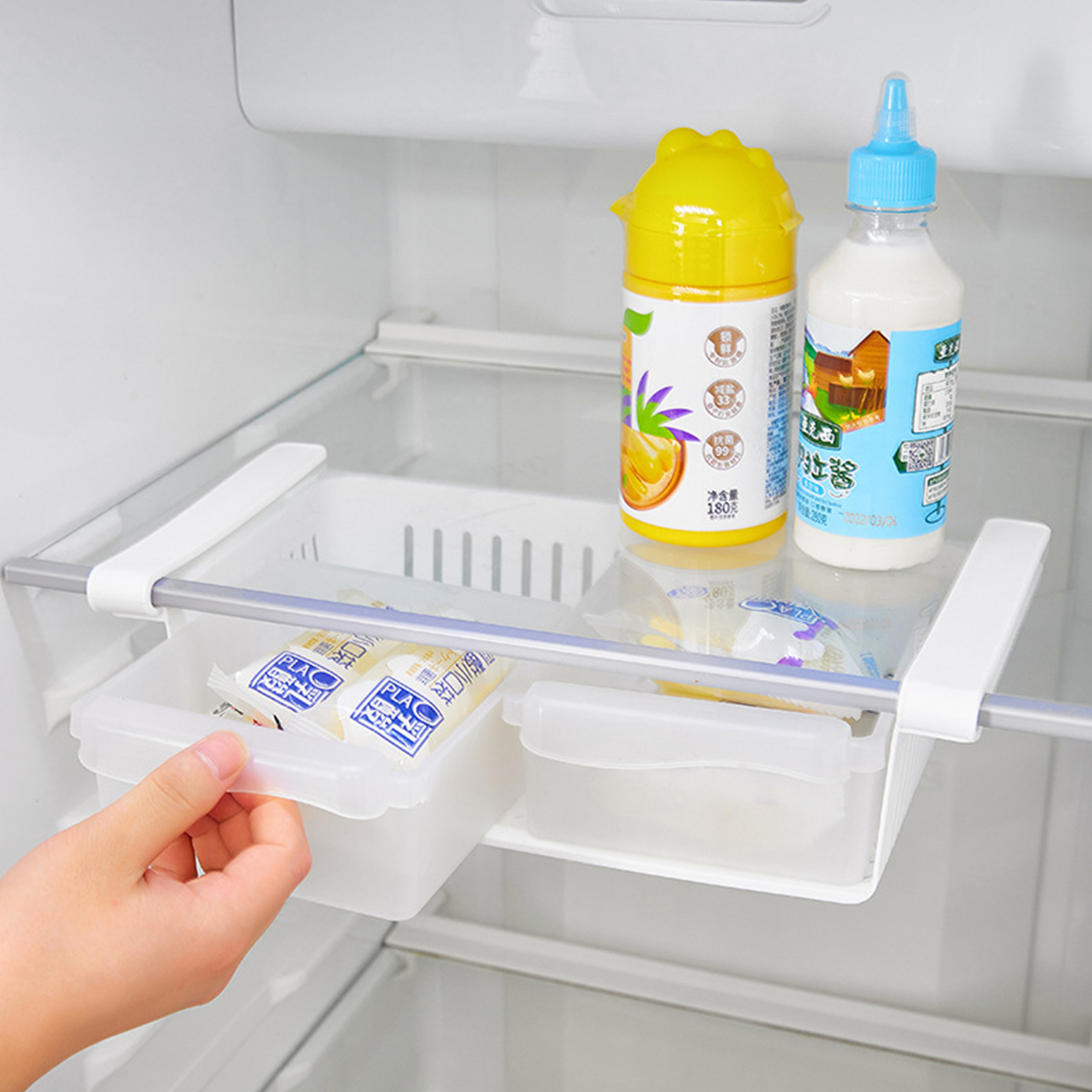 Refrigerator Food Organizer Drawer Type Food Preservation Fridge Fruit