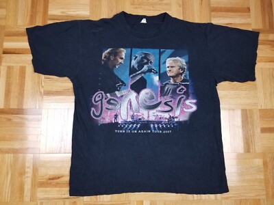 Genesis Turn It On Again バンドTシャツ XLサイズ GENESIS Band Turn