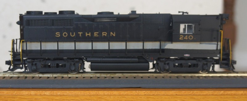 Overland Models Inc. HO scale model of Southern GP35 decorated as Southern 240