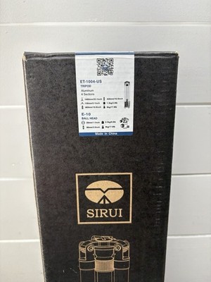 Sirui ET-1004 Tripod with E-10 Ball Head and Case 