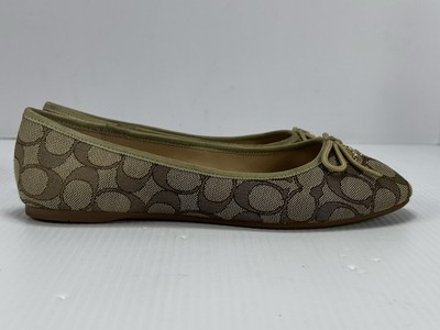 COACH Alina Ballet Signature Jacquard Women's Size 7B Pattern | eBay