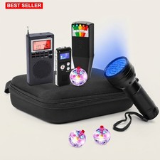 Ghost Hunting Kit 8 Pcs EMF Meter Spirit Box Recorder Paranormal Research