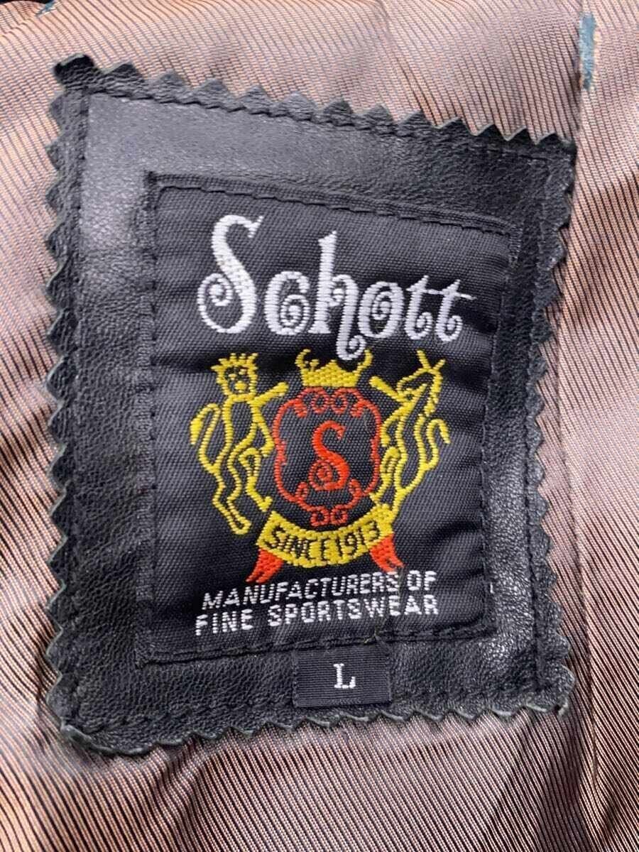 Schott Wool Down Jacket L Black - image 3