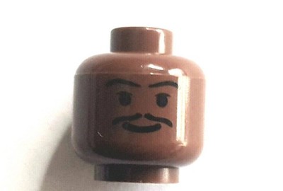 LEGO Star Wars 1 reddish brown Kopf für Minifigur Lando Calrissian 3626bpb0214