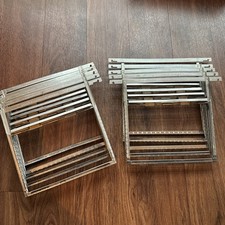 Ten 10 Eastman Kodak No. 4A Stainless 5x7 Film and Plate Developing Hangers