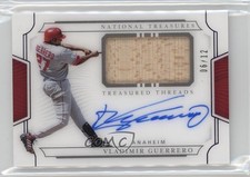 2019 National Treasures Relic Auto Purple 6/12 Vladimir Guerrero HOF