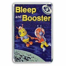 RETRO KIDS TV- Who remembers BLEEP and BOOSTER - JUMBO FRIDGE MAGNET