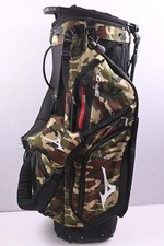 Mizuno BR-DX Stand Bag / 14-Way Divider / Green Camo / Repaired Strap