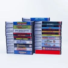 Choose Your Custom Cartridge Display Case for Game Boy Advance - NO GAME/MANUAL