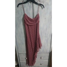 Urban Outfitters Scoop High Low Maxi Lace Dress Md Blush Wimsygoth Y2k Vintage