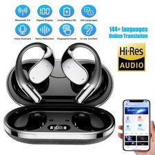 144+ Language AI Translator Earbuds Real Time Bluetooth Translate Earphones UK