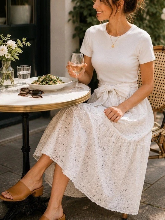 floral wedding guest dresses long sleeve Midi Floral Wedding Guest Dress: Mac Duggal Latte / 2