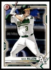 2021 Bowman Prospects Nick Allen Oakland Athletics #BP-147
