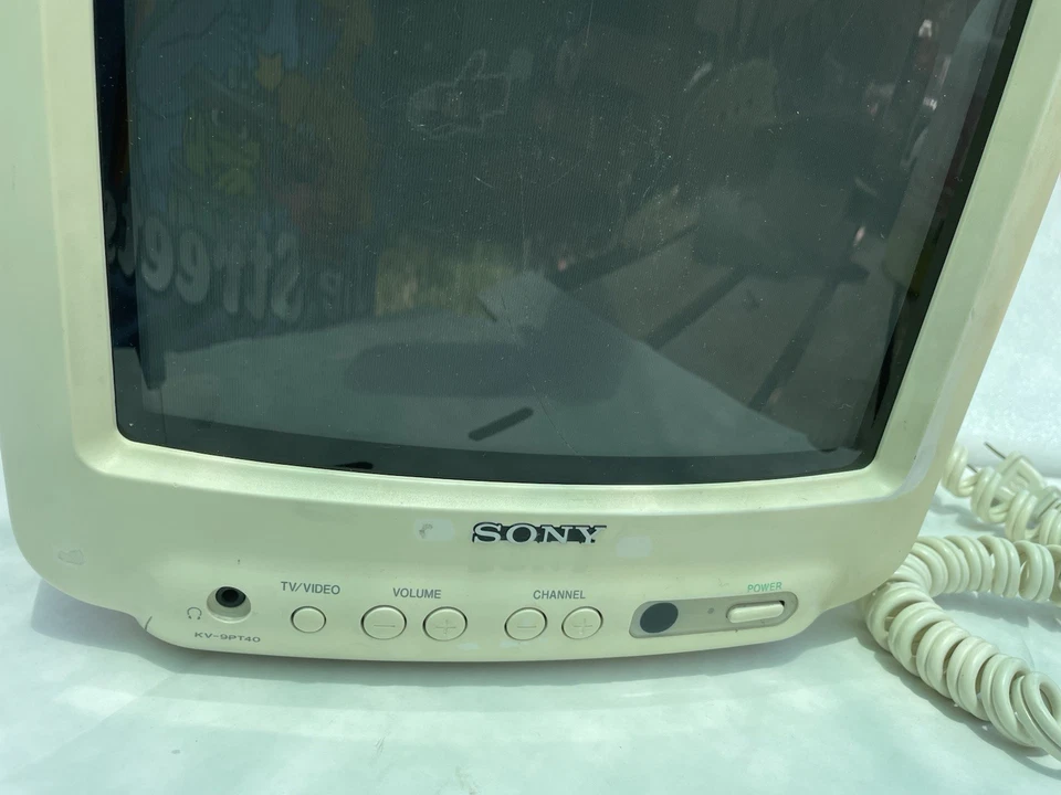 Vintage SONY Trinitron Color TV KV-9PT40 Retro Made In Japan - Image 2 of 4