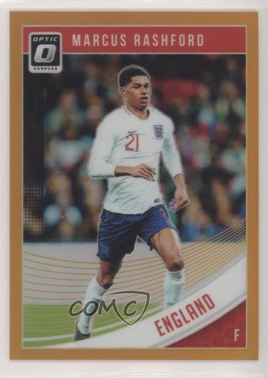 2018-19 Panini Donruss Optic Orange Prizm 90/99 Marcus Rashford #124 0fy2
