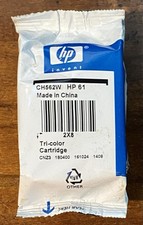 HP 61 Black Tri-Color Ink Cartridge Pack NIP SEALED BAG NEW