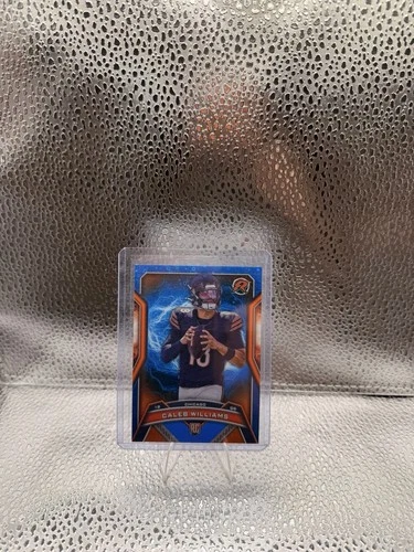 2024 Topps Resurgence - Rookies Caleb Williams  Blue & Orange Spark Refractor RC