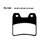 Bremsbelag BremsbeläGe EBC FA348 Hinten Yamaha XJR 1300 C Anniversary Bj. 2016