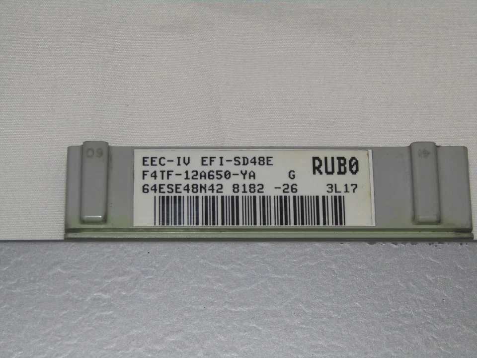 Ford E250 E3500 1994 7,5 L V8 AT MÓDULO DE CONTROL DEL MOTOR ECM ECU PCM F4TF-12A650-YA Foto 4 de 4