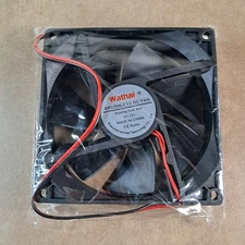 Wathai 12V Brushless DC Cooling Fan Dual Ball Bearing 2-Pin Connector