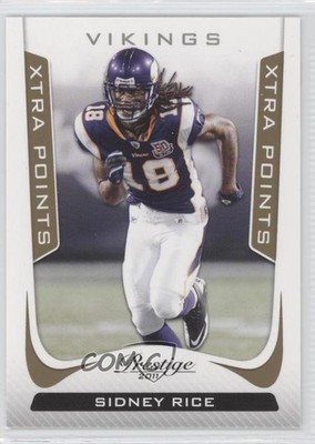 2011 Panini Prestige Xtra Points Gold 15/250 Sidney Rice #111 0b0