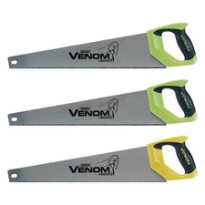 Draper 17693 Venom Double Ground Handsaws, 500mm (Pack of 3)