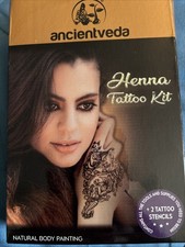 Henna Tattoo Kit Natural Body Painting - Complete Kit - NIB