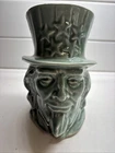 McCoy Uncle Sam Planter Glazed Green Rare Vintage